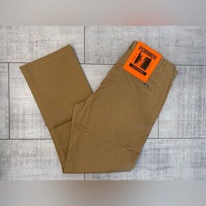NWT FORMER Legacy Chino Cotton Pant in Khaki Men’s Size 32 Khaki
